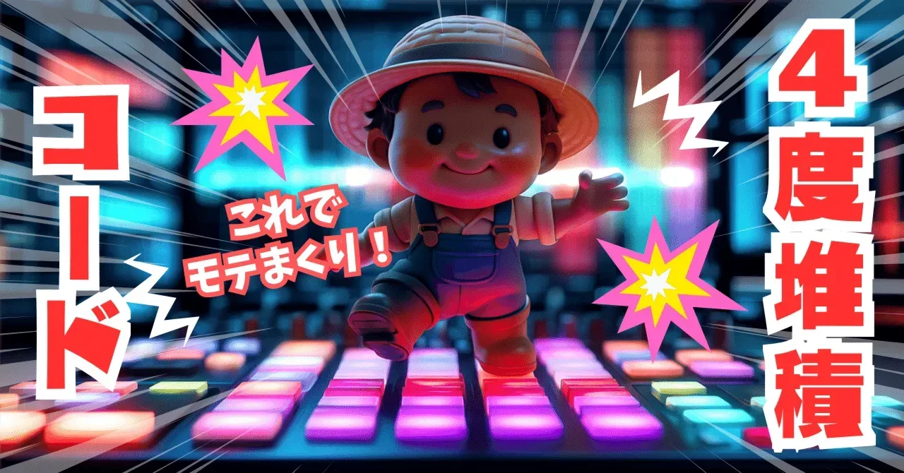 4度堆積コードでモテ倒そう｜うりなみ