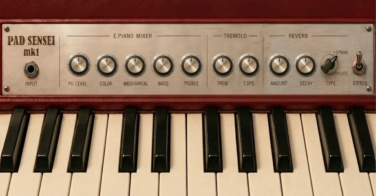 僕の考える最強のエレピを作る話 Spring Reverb難しすぎ Pad Sensei Keys Web版｜うりなみ