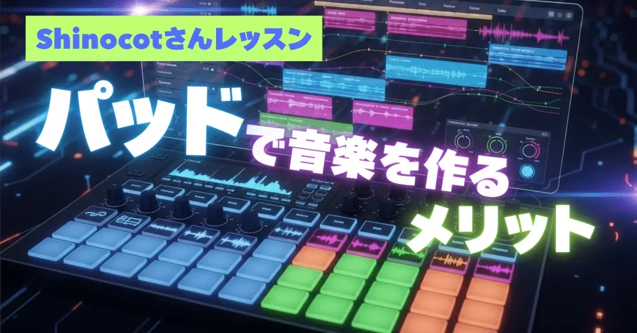2025/12/01 Shinocotさんレッスン パッドで音楽を作るメリット｜うりなみ