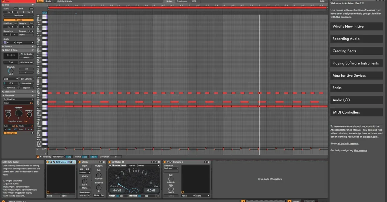 Ableton12の画面関係のショートカットキーを覚えて快適に使おう|うりなみ