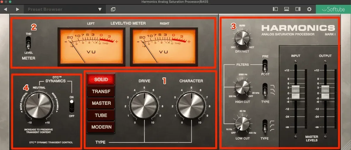 SoftubeのHarmonicsは温かいベースサウンドから前に出るボーカルまで作れて嬉しい | 無理ない暮らし